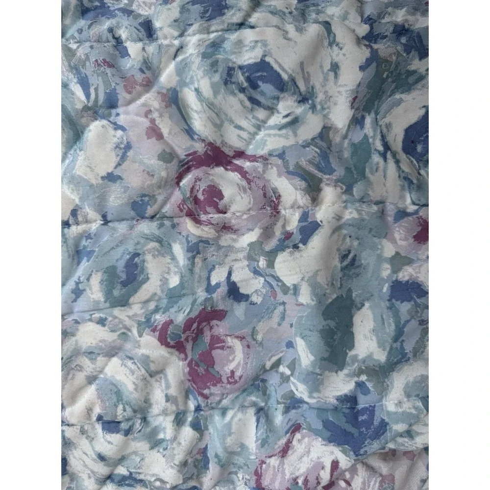 Vintage Fabric Dresden Plate Quilt Blanket 86